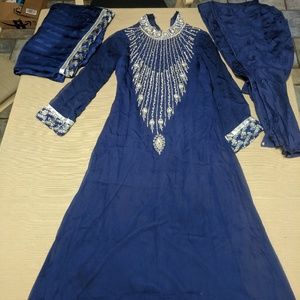 Indian churidar pajama fancy dress.